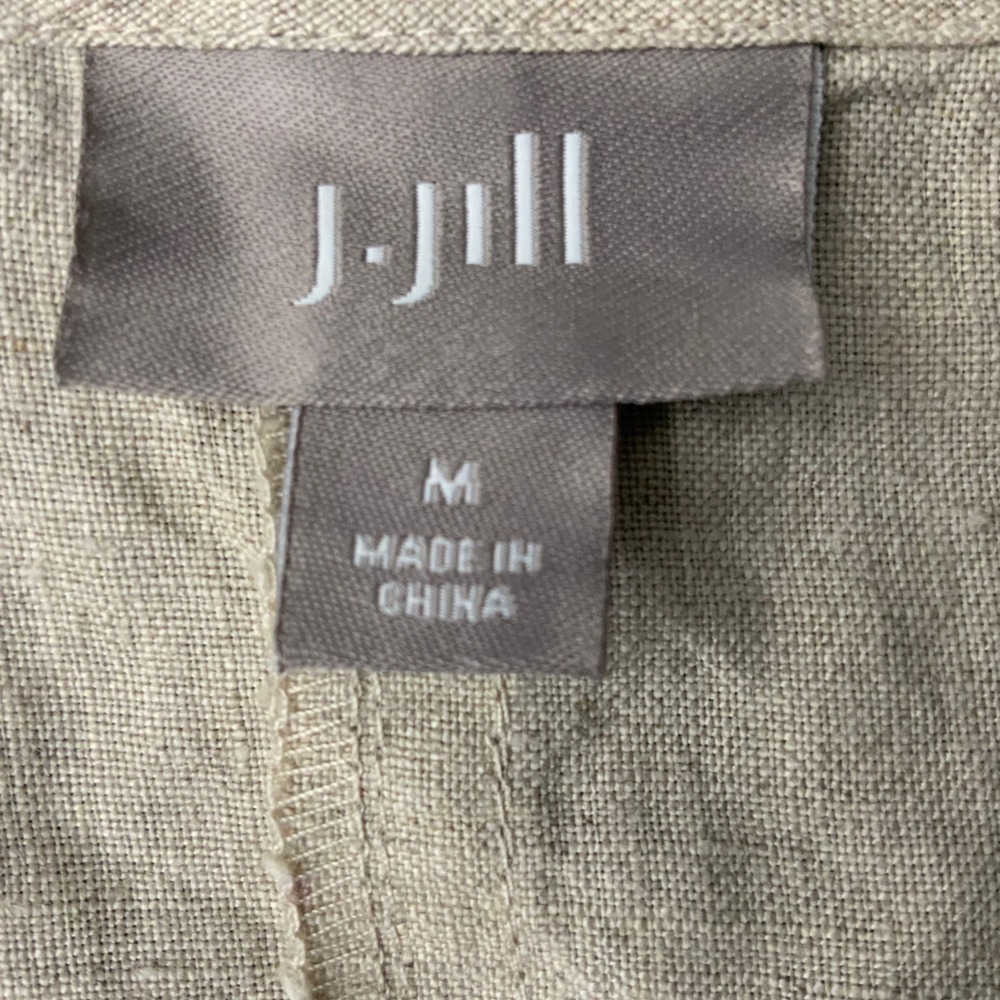 J. Jill Beige Linen Maxi Tank Dress - Picture 8 of 9